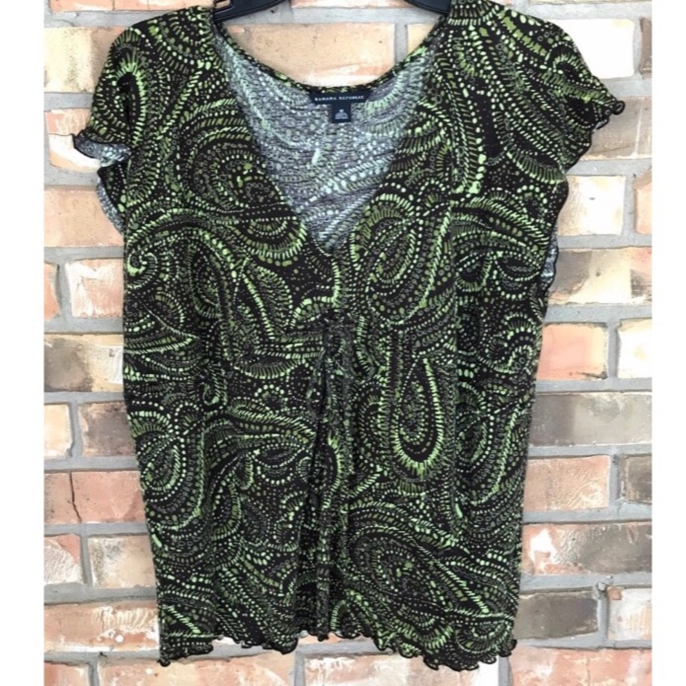Banana Republic Paisley Top   Medium